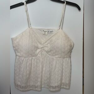 No Boundaries White Lace Sundress with Spaghetti Straps